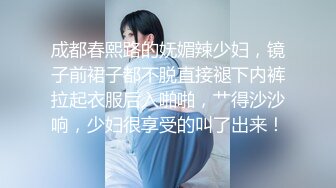 成都春熙路的妩媚辣少妇，镜子前裙子都不脱直接褪下内裤拉起衣服后入啪啪，艹得沙沙响，少妇很享受的叫了出来！