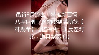 最新9月流出，特推新晋级，八字巨乳，洛丽塔裸舞萌妹【林鹿希】门槛福利，正反差对比，道具紫薇 (1)