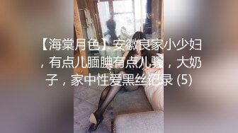 【海棠月色】安徽良家小少妇，有点儿腼腆有点儿骚，大奶子，家中性爱黑丝记录 (5)